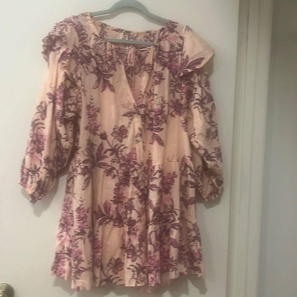 Free People pink dress size small